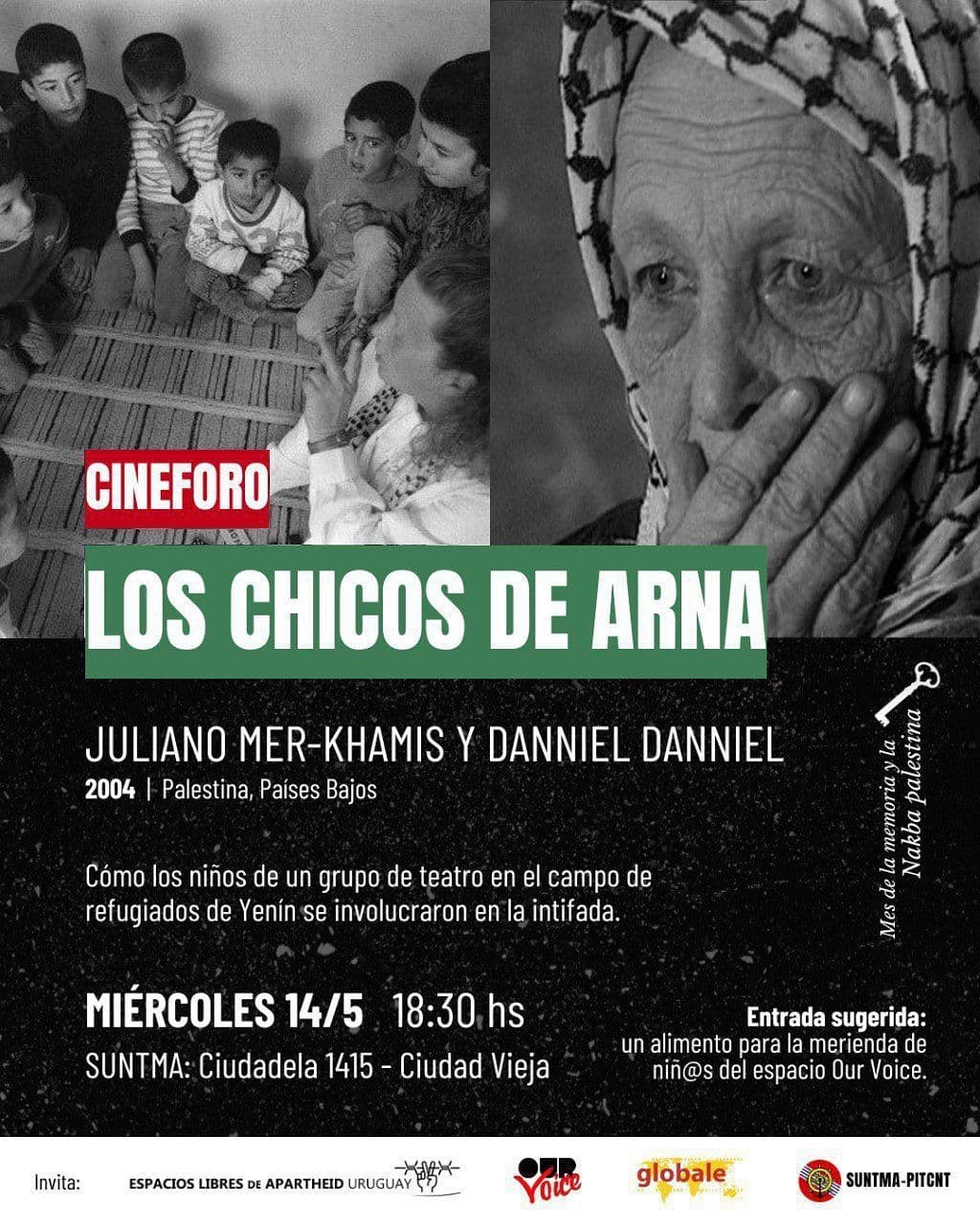 EL MIÉRCOLES 14 TENEMOS DOS CITAS POR PALESTINA EN CIUDAD VIEJA