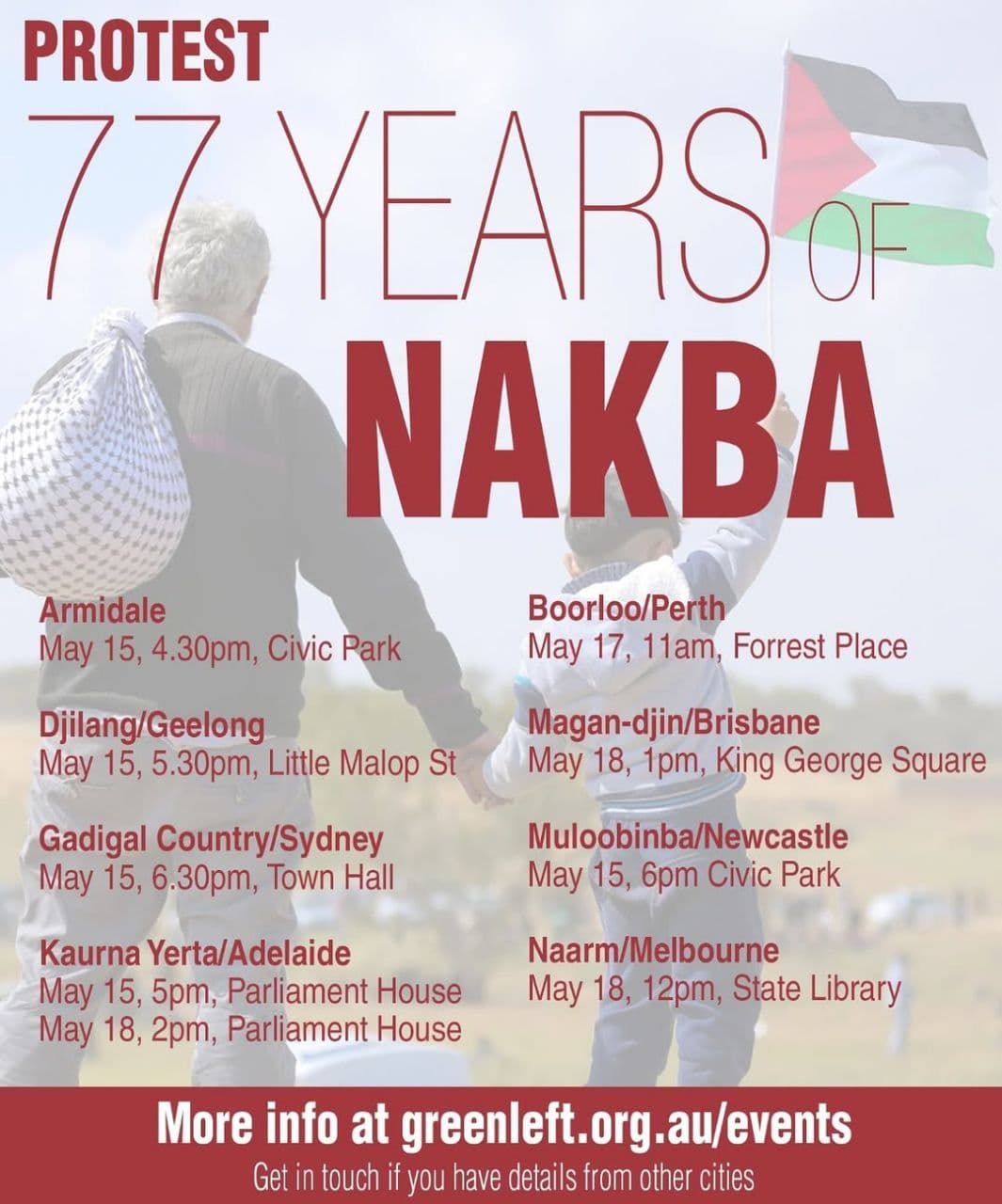PROTEST 17 YEARS OF NAKBA (Melbourne)