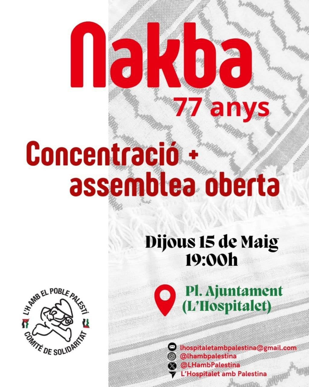 Concentració +* assemblea oberta