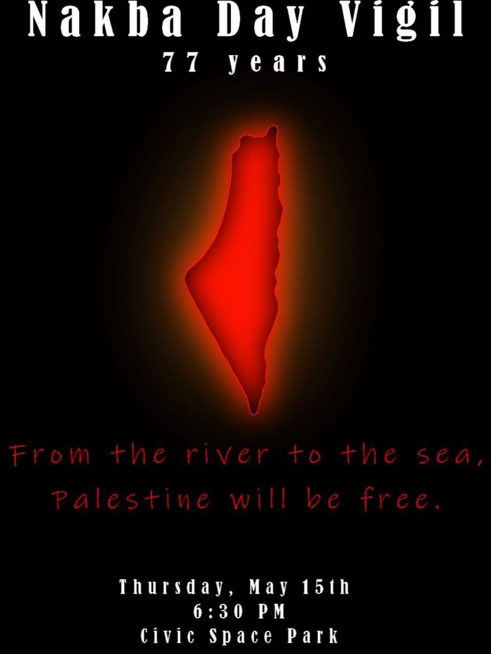 Nakba Day Vigil 77 years