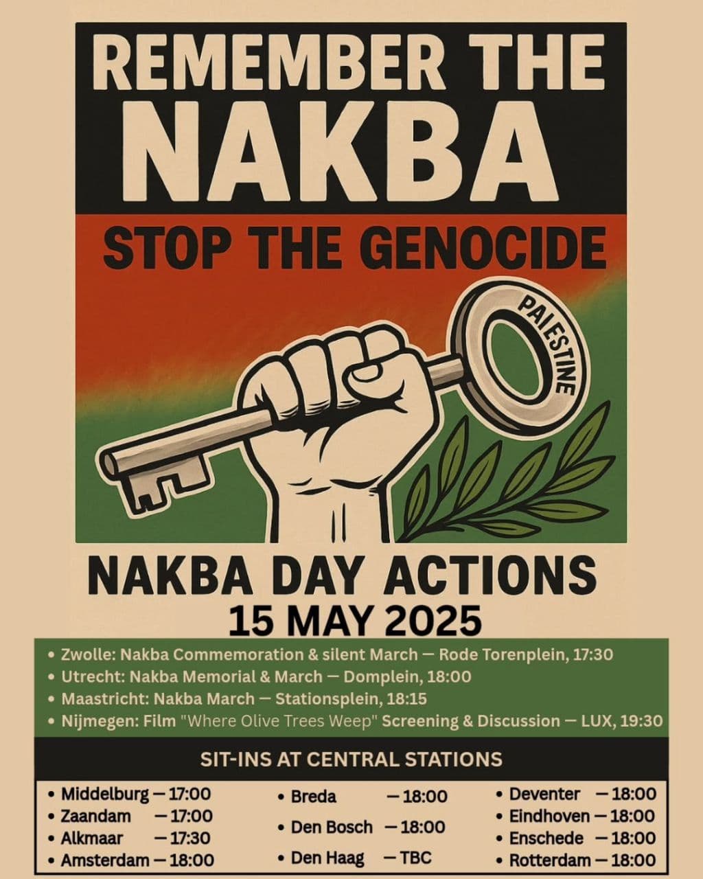 REMEMBER THE NAKBA (The Hague)
