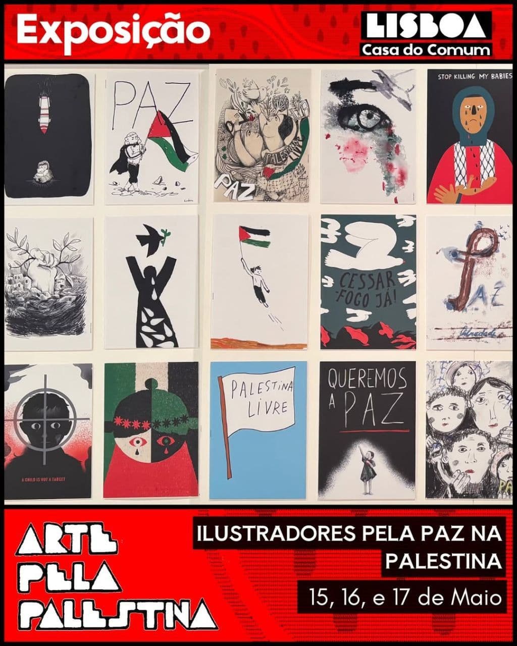 Ilustradores Pela Paz na Palestina