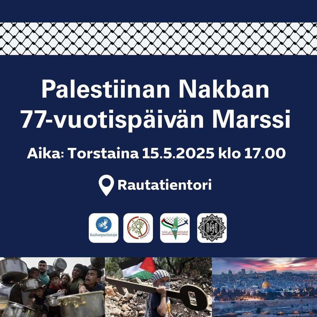Palestiinan Nakban 77-vuotispäivän Marssi