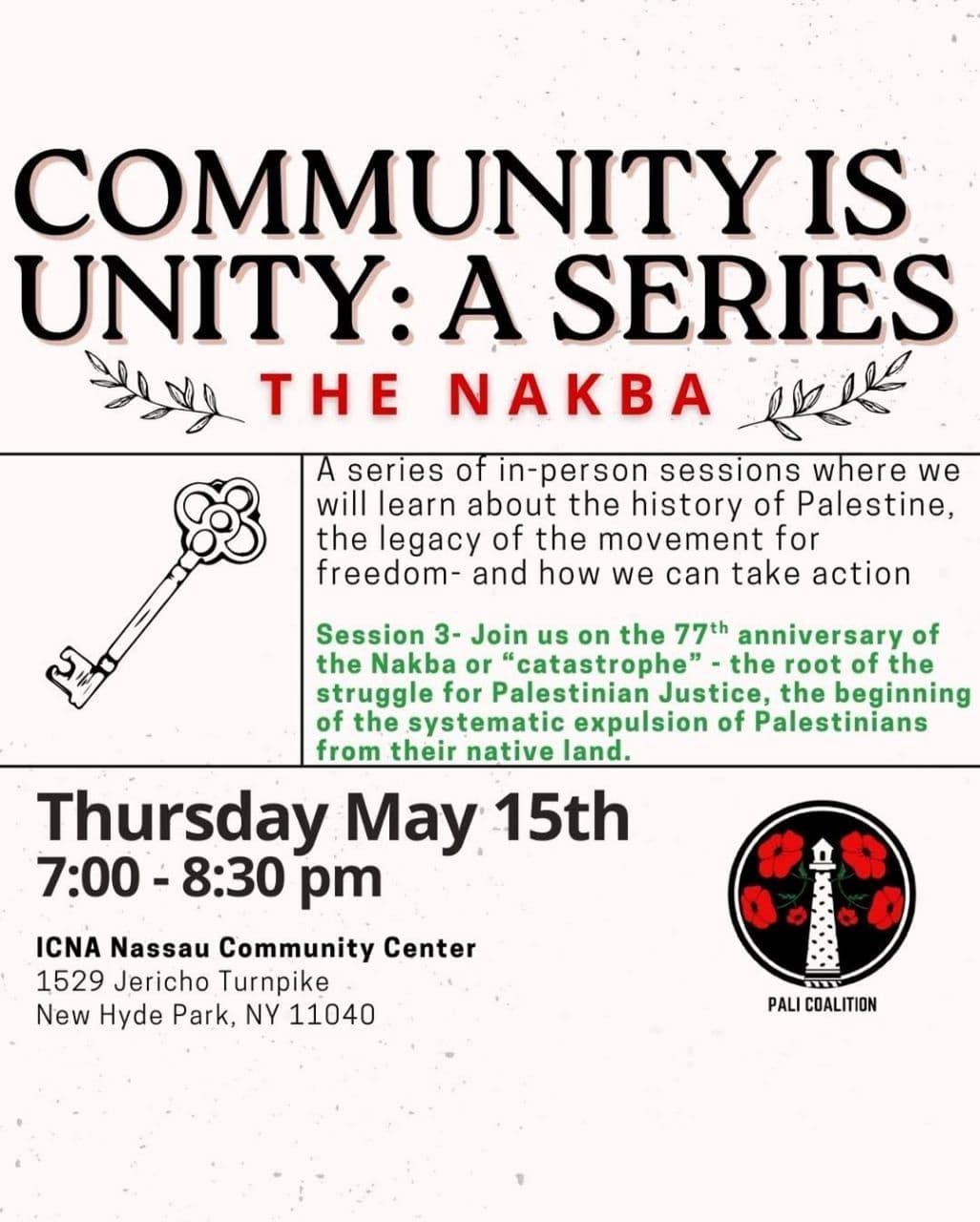 COMMUNITY IS UNITY: A SERIES THE NAKBA