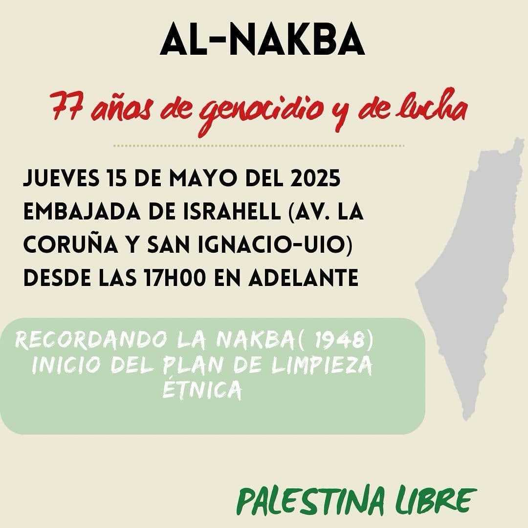 La Nakba de 1948 significó el desarraigo del pueblo palestino  y la destrucción de gran parte de la Palestina árabe