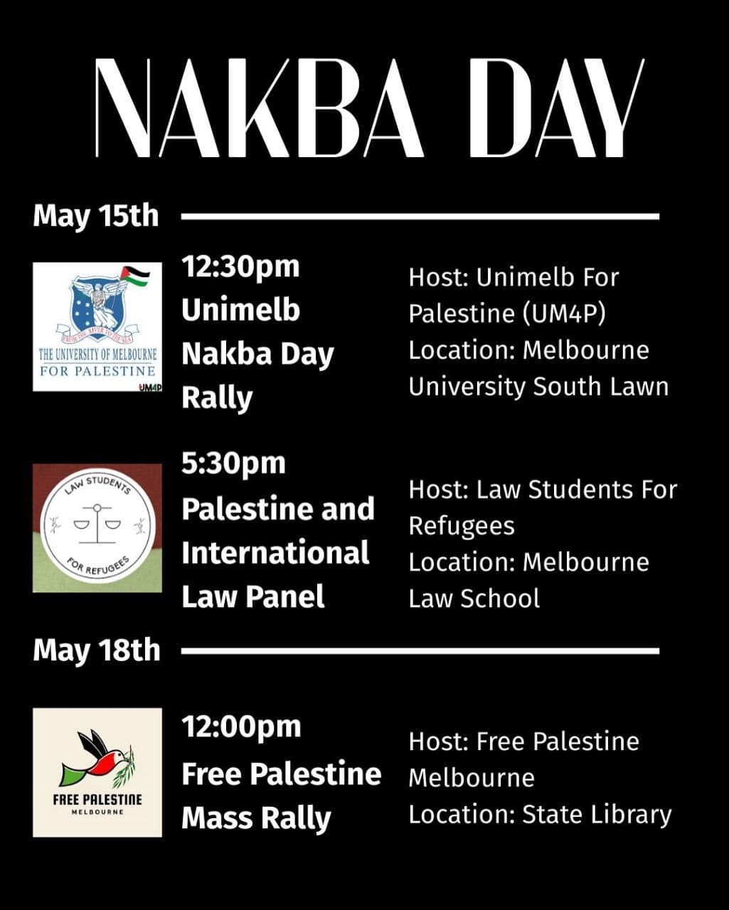 NAKBA DAY (Free Palestine Mass Rally)