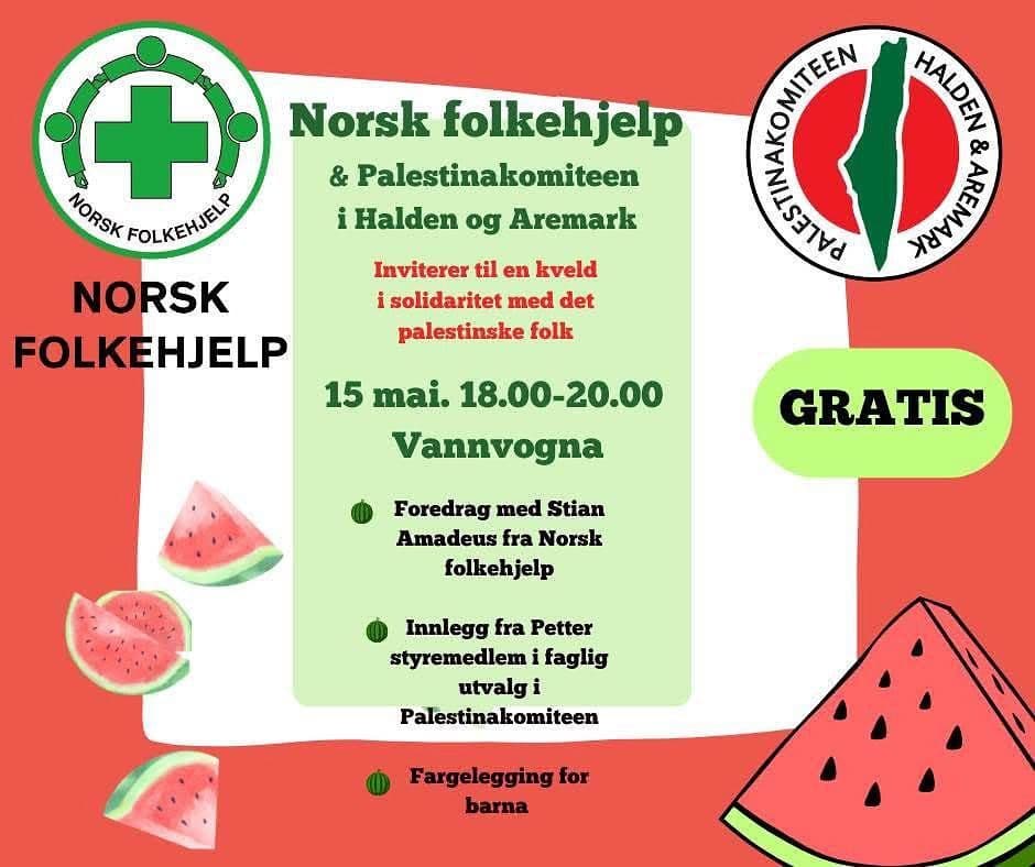 Norsk folkehjelp & Palestinakomiteen i Halden og Aremark