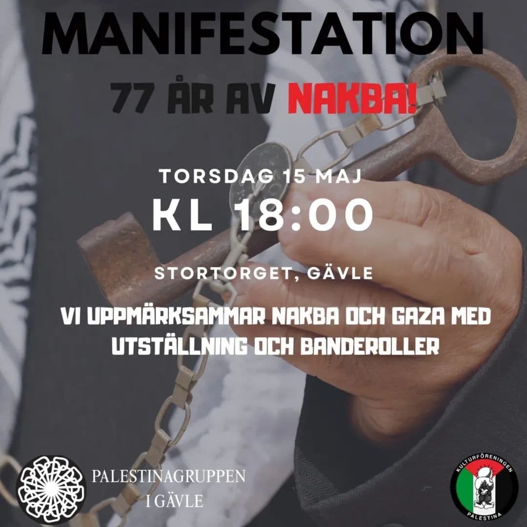 MANIFESTATION 77 AR AV NAKBA!