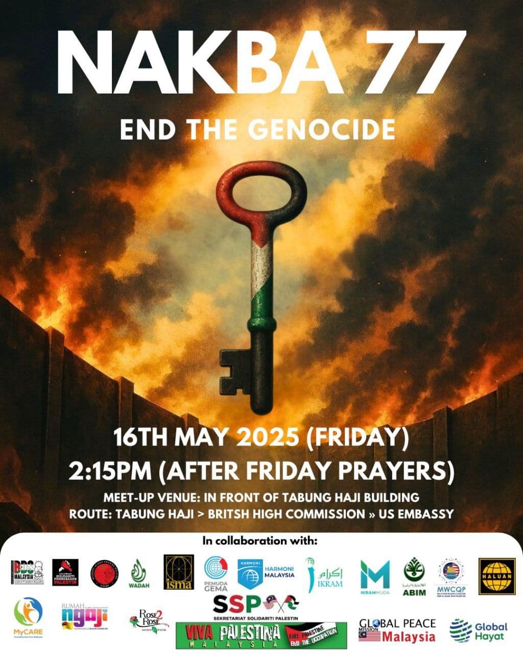 NAKBA 77 END THE GENOCIDE