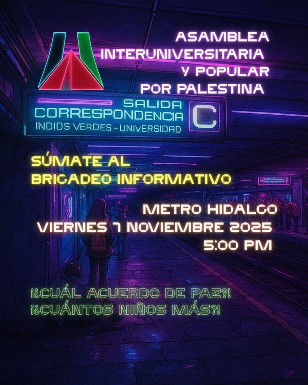 ASAMBLEA INTERUNIVERSITARIA Y POPULAR POR PALESTINA