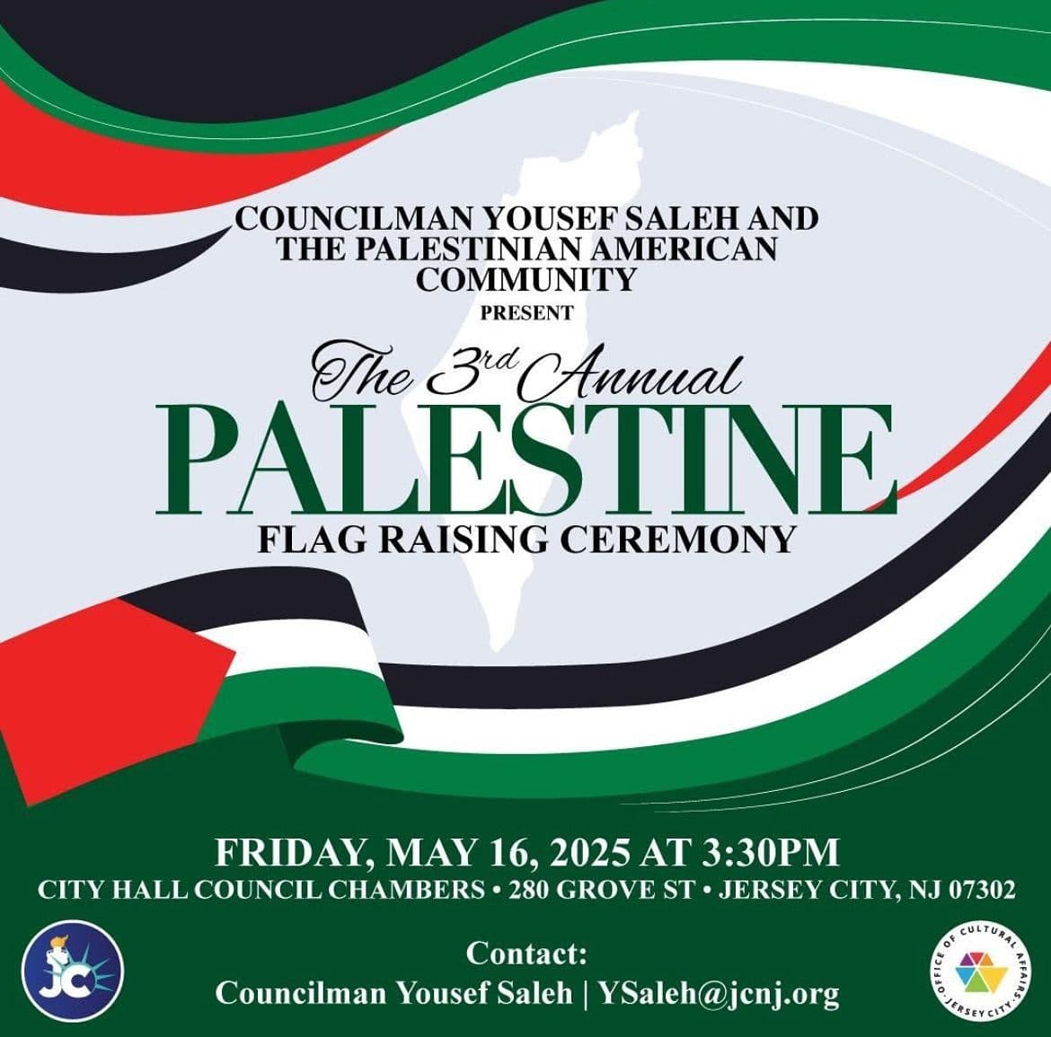 PALESTINE FLAG RAISING CEREMONY