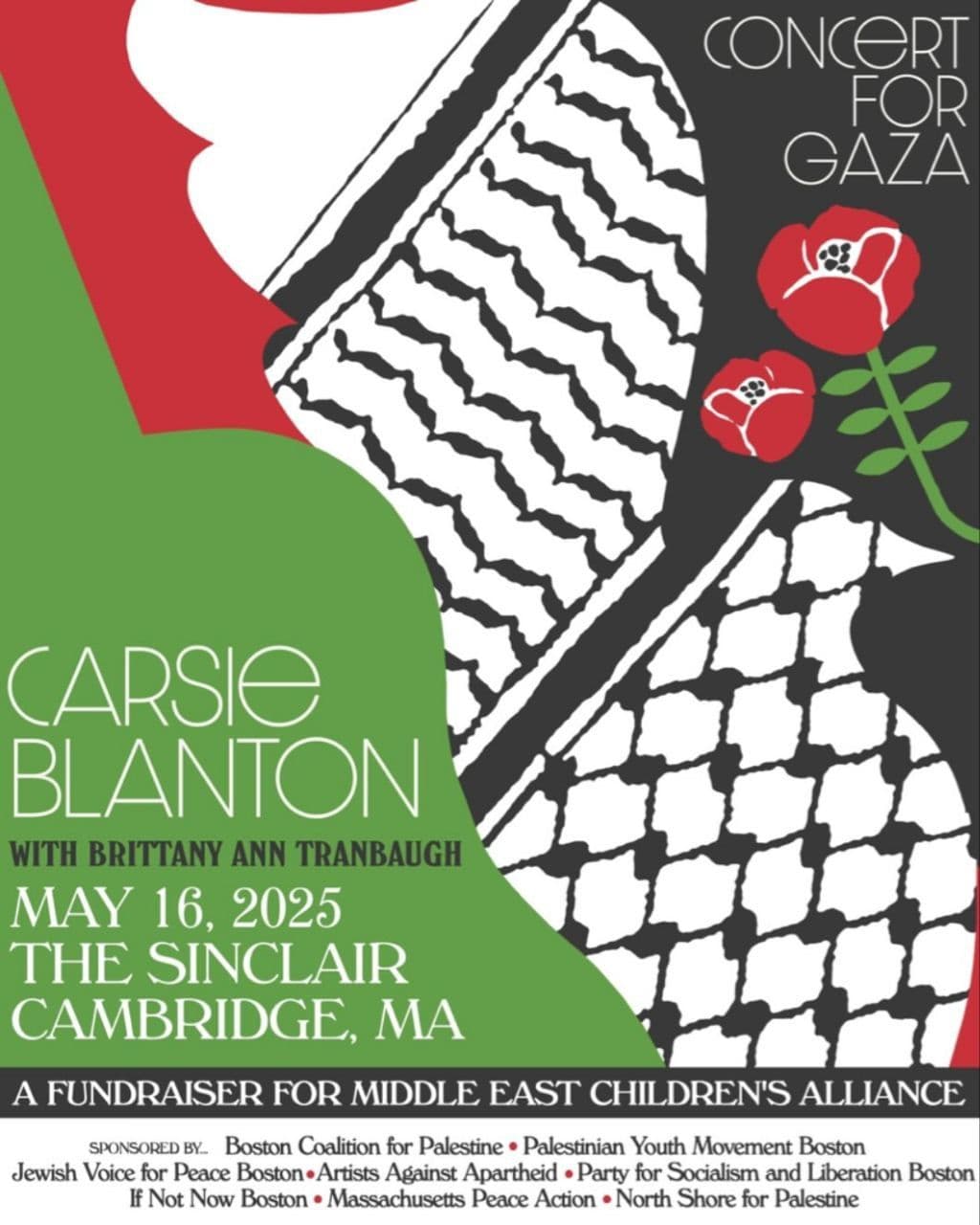 FUNDRAISER CONCERT FOR GAZA
