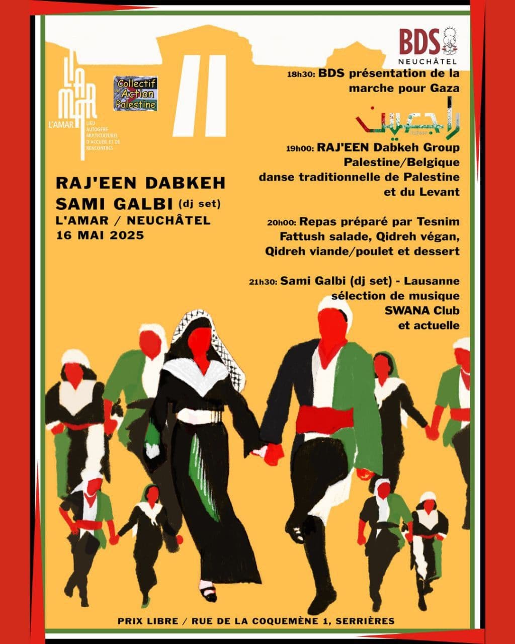 Présentation de la marche pour Gaza