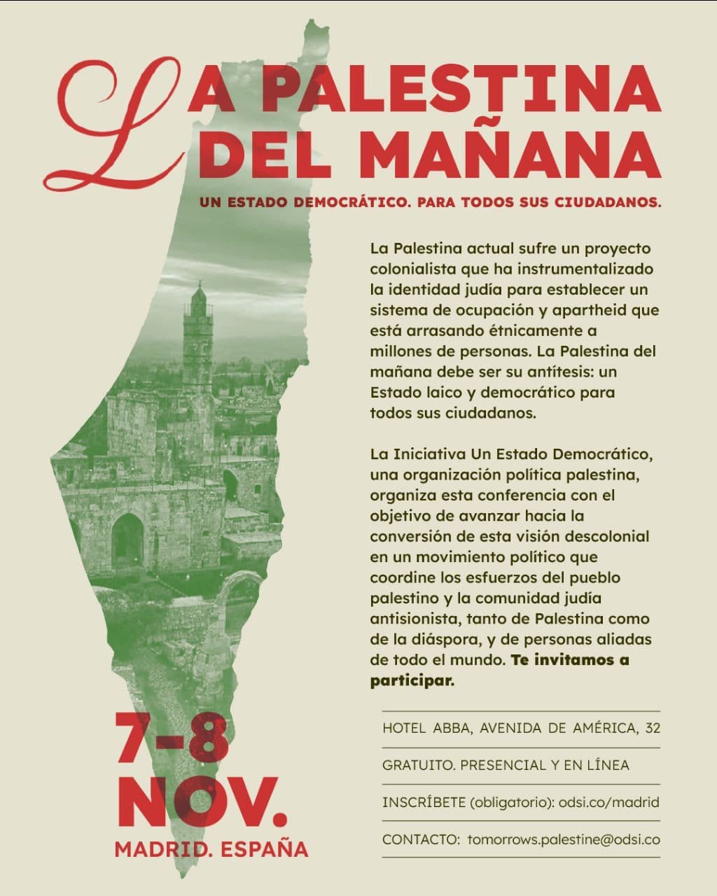 LA PALESTINA DEL MAÑANA