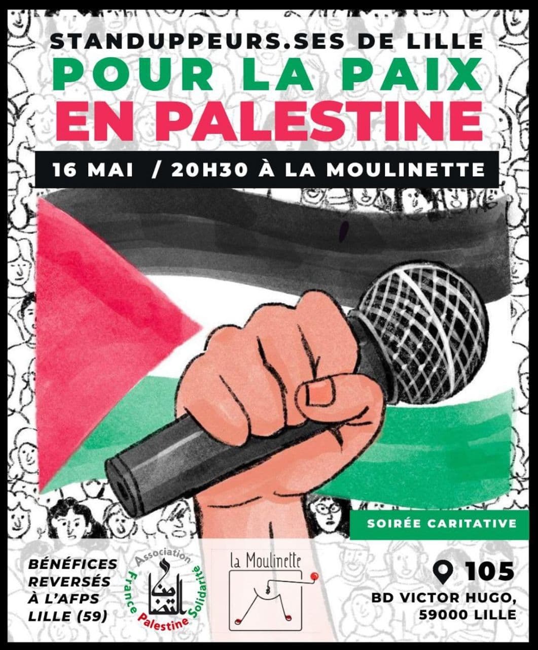 POUR LA PAIX EN PALESTINE
