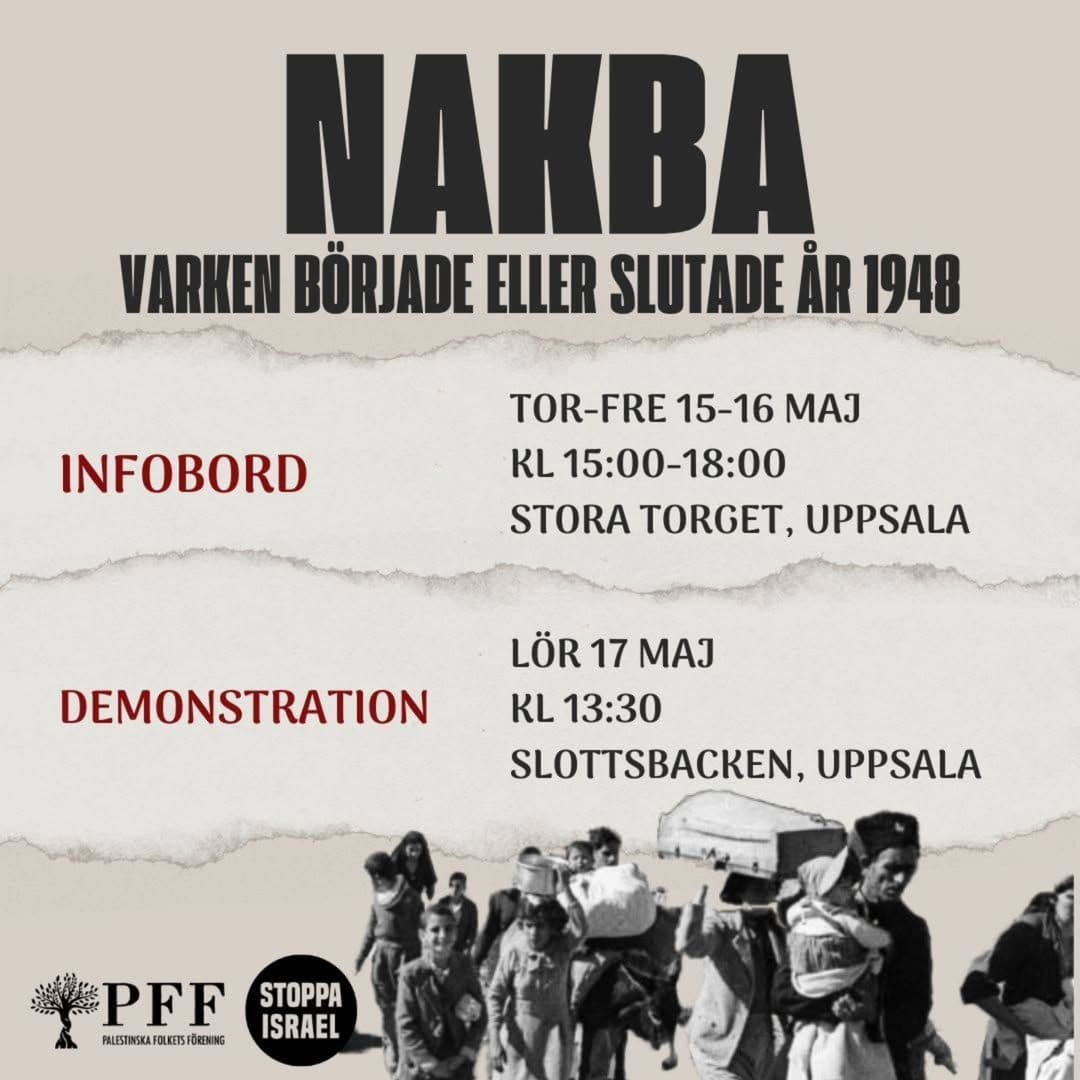 MAKBA VARKEN BÖRJADE ELLER SLUTADE AR 1948(DEMONSTRATION)