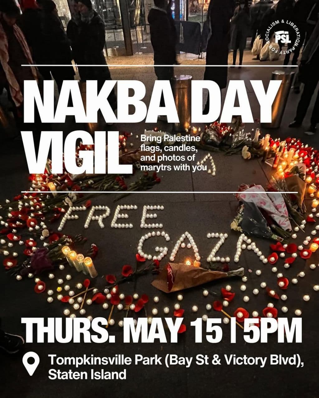 NAKBA DAY VIGIL