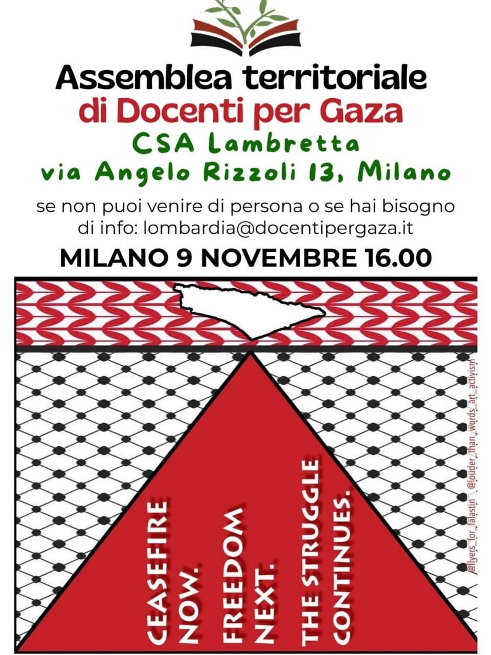 Assemblea territoriale di Docenti per Gaza
