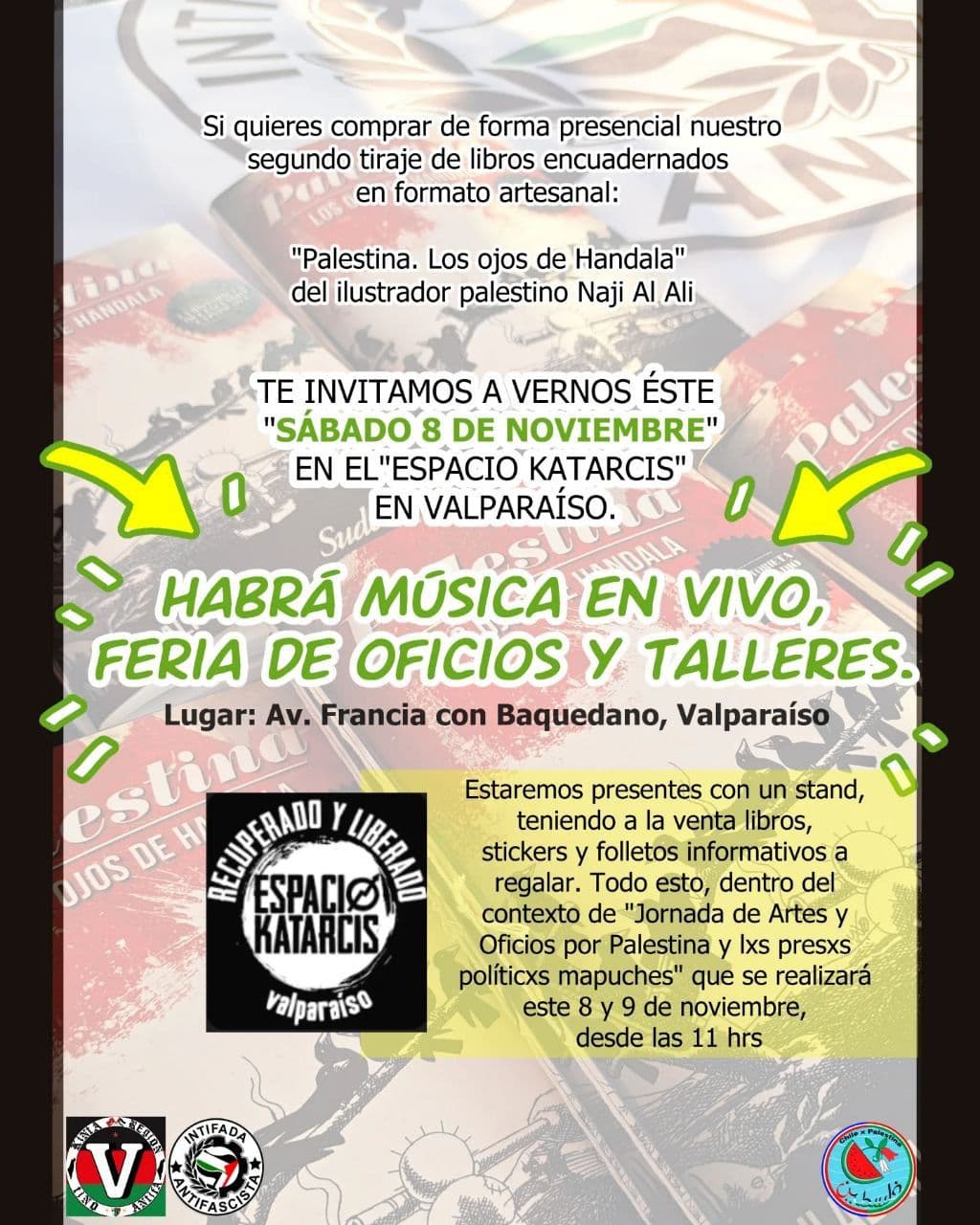 HABRÁ MÚSICA EN VIVO, FERIA DE OFICIOS Y TALLERES.