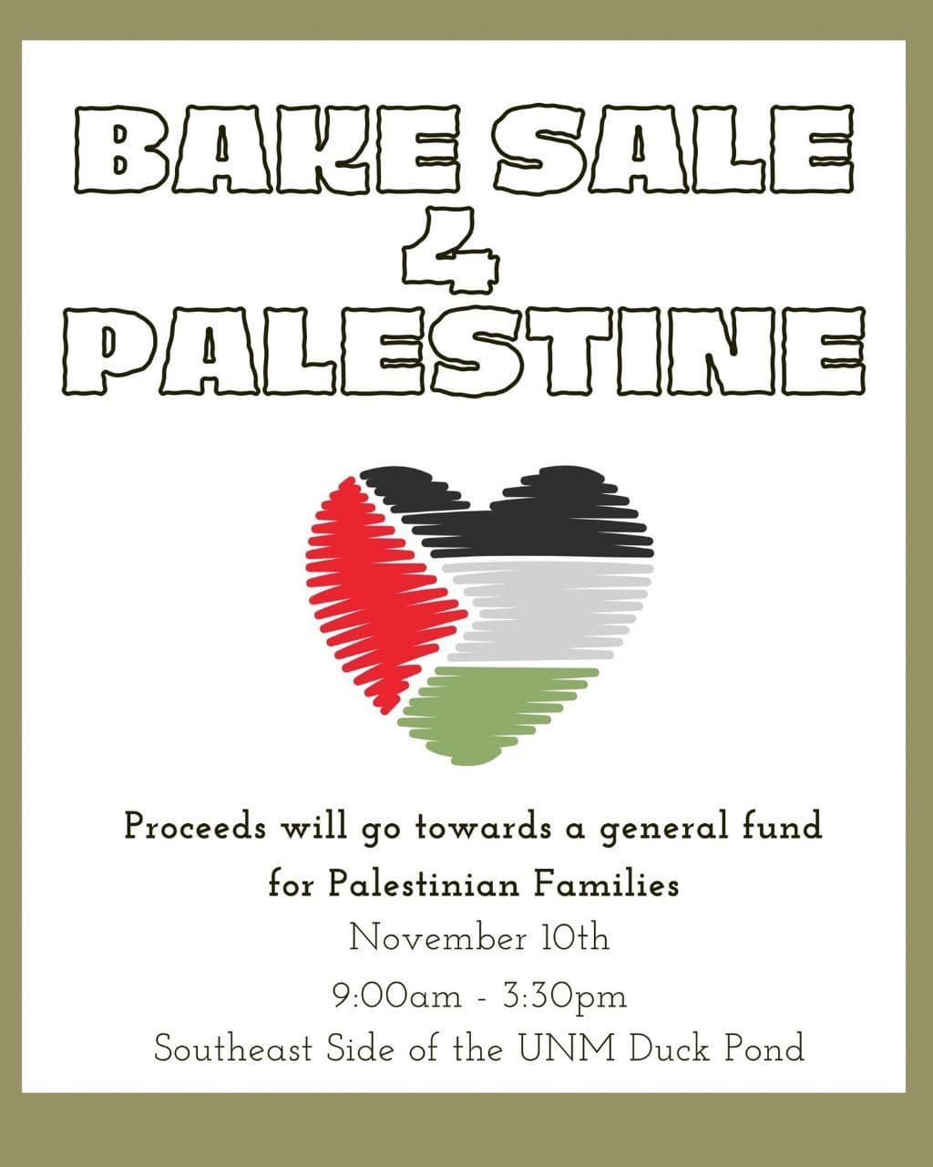 BAkE SALE 4 PALESTINE