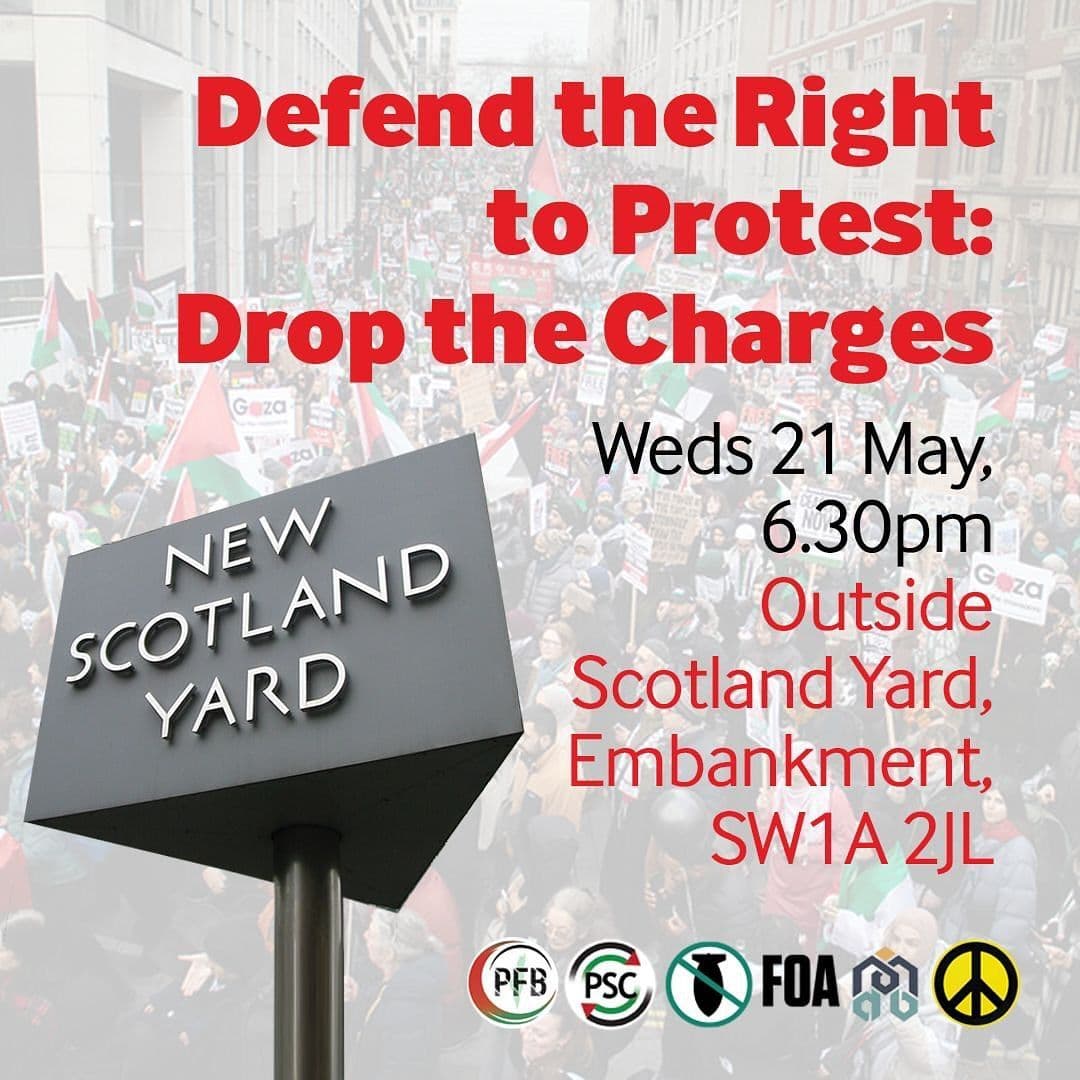 Defend the Right to Protest: Drop the Charges