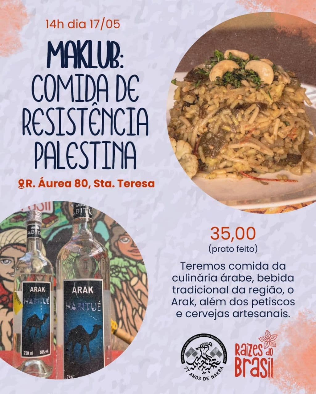 Maklub: comida de resistência palestina 
