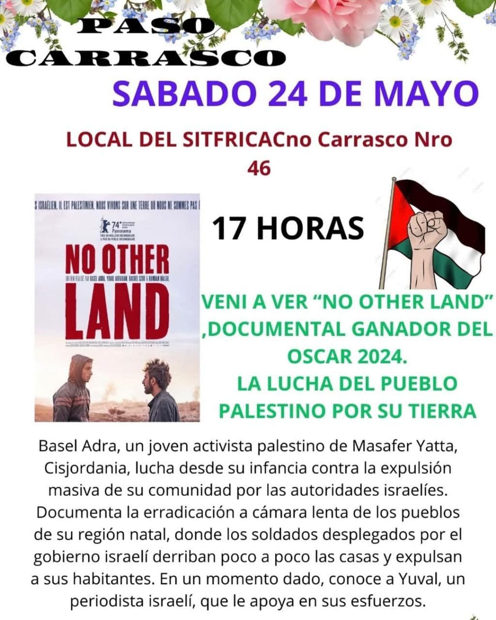 "NO OTHER LAND"