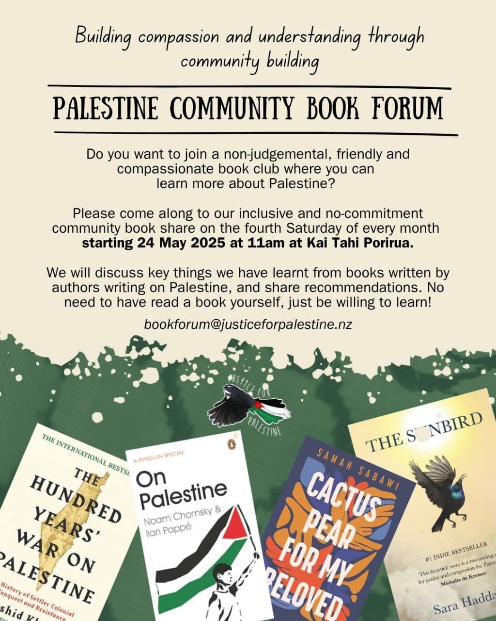 PALESTINE COMMUNITY BOOK FORUM