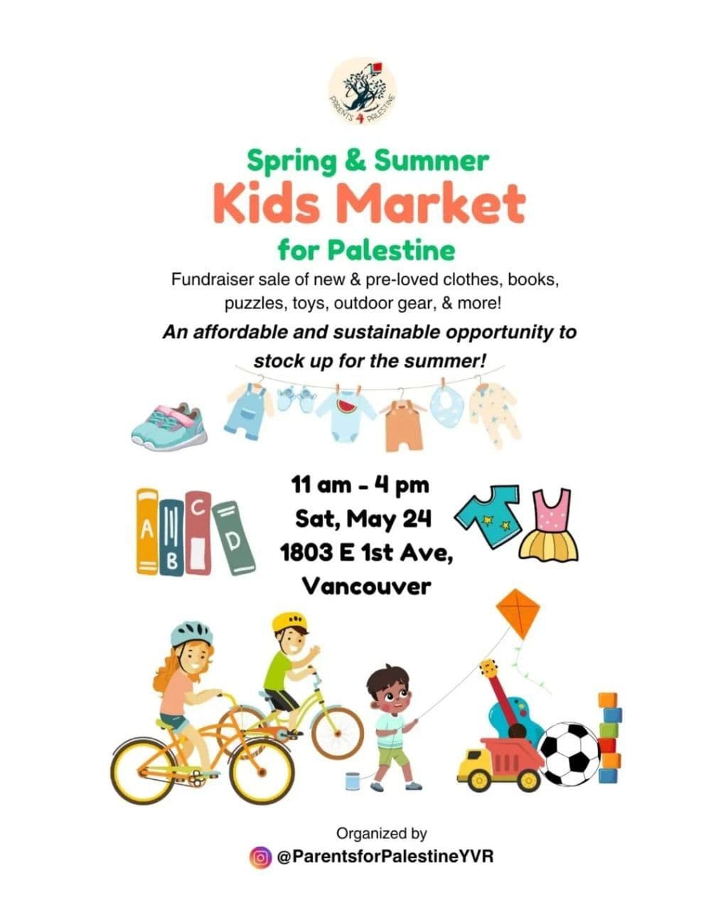 Spring & Summer Kids Market for Palestine