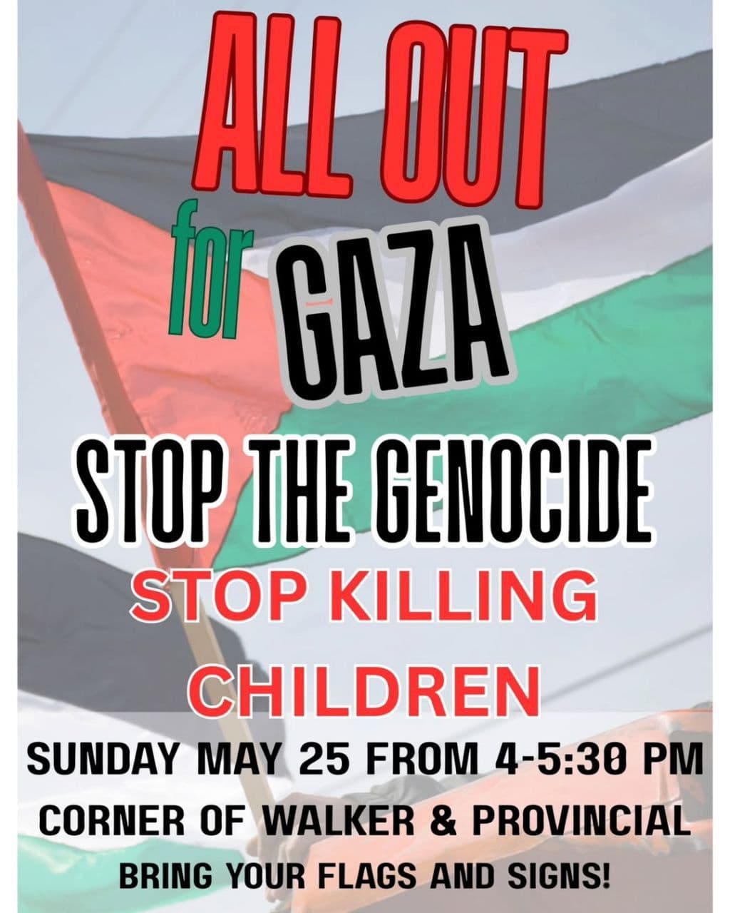 ALL OUT FOR GAZA