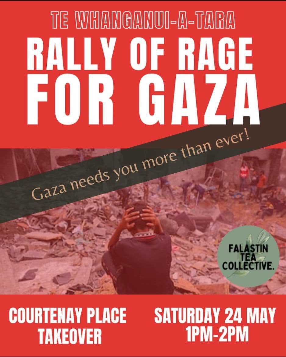 RALLY OF RAGE FOR GAZA