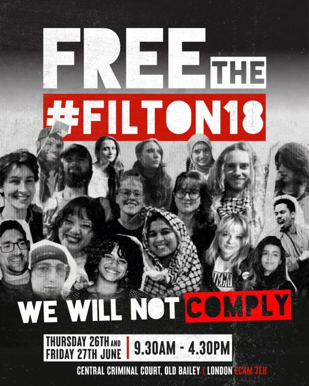 WE WILL NOT COMPLY