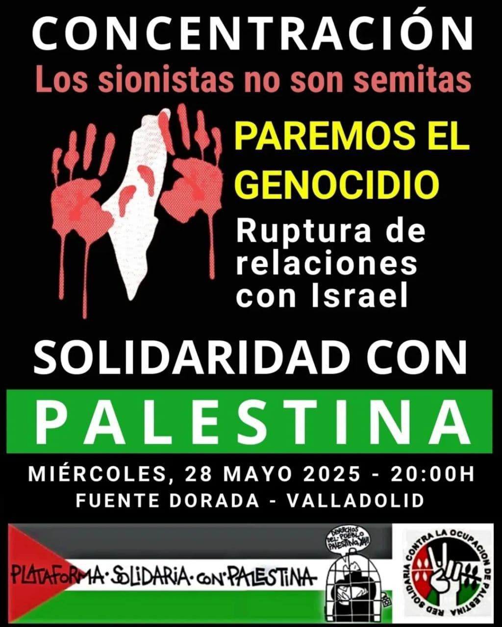 CONCENTRACIÓN SOLIDARIDAD CON PALESTINA 