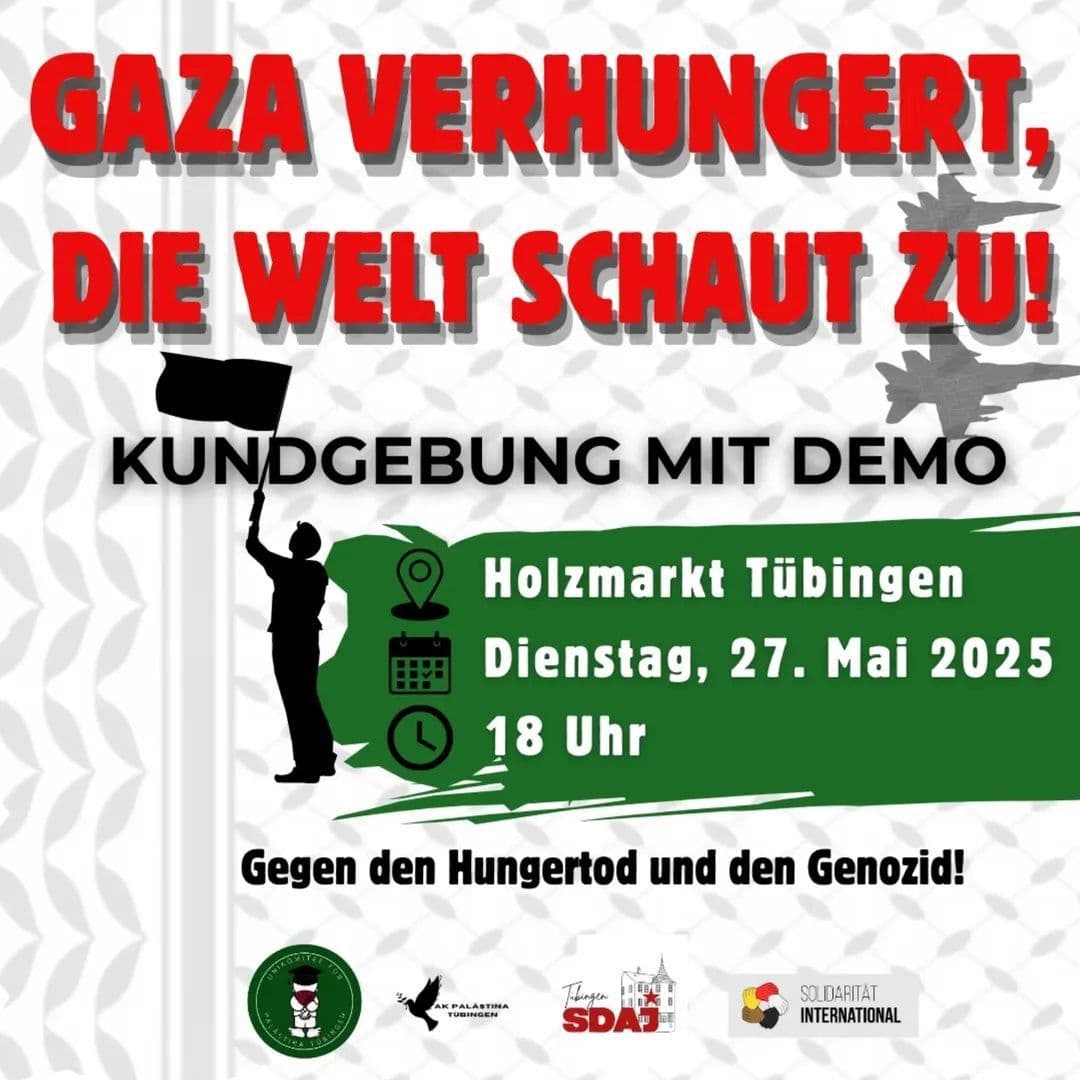 GAZA VERHUNGERT, DIE WELT SCHAUT ZU!