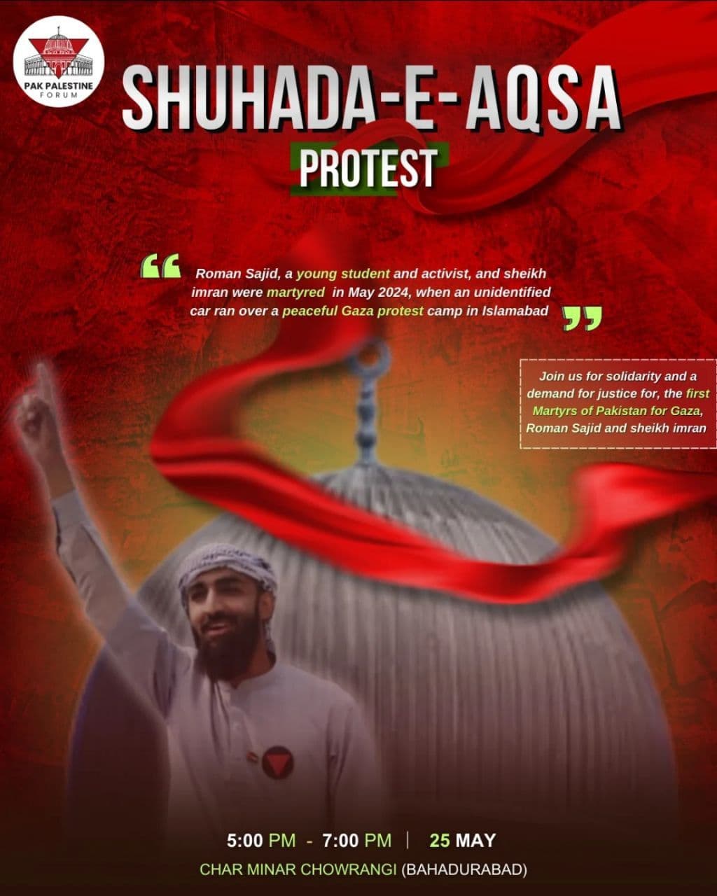 SHUHADA-E-AQSA PROTEST