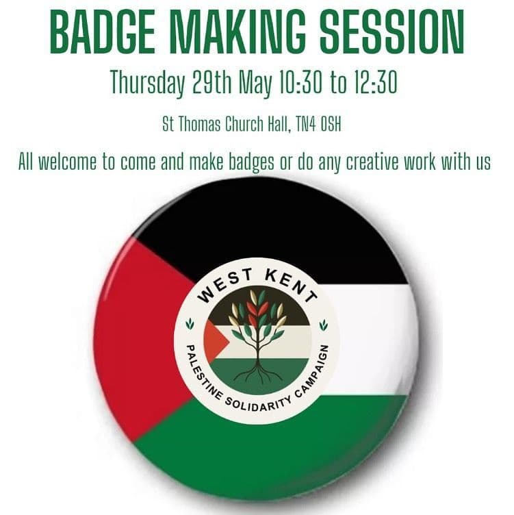 BADGE MAKING SESSION
