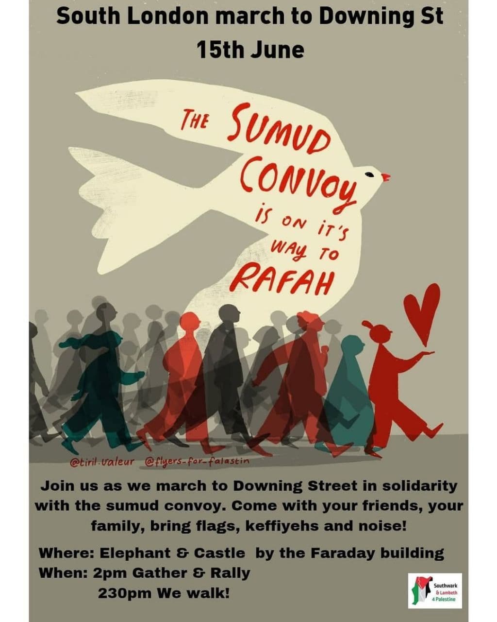 THE SUMUD CONVOY is ON iT's WAy To RAFAH