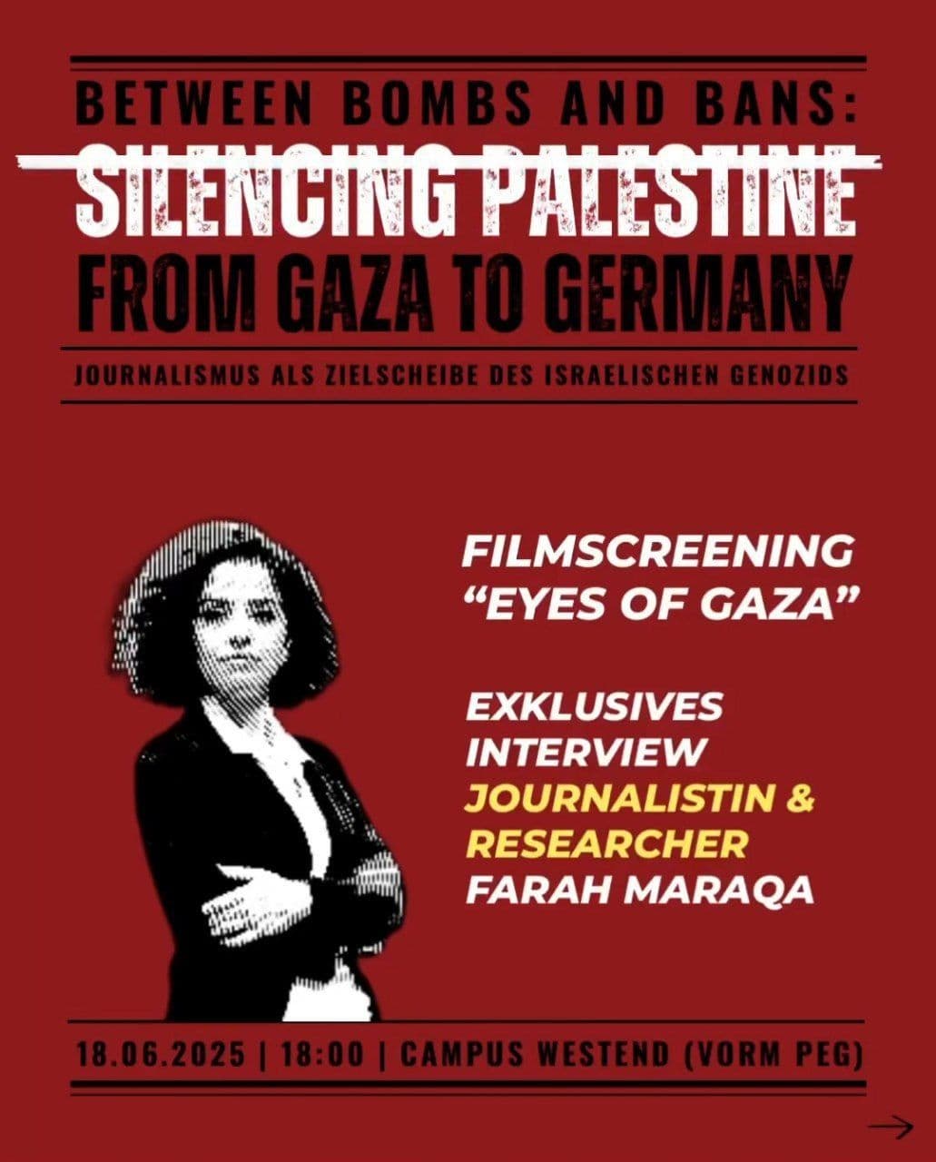 FILMSCREENING "EYES OF GAZA"