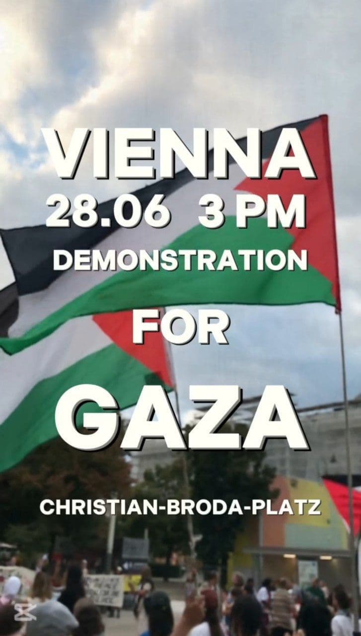 DEMONSTRATION FOR GAZA