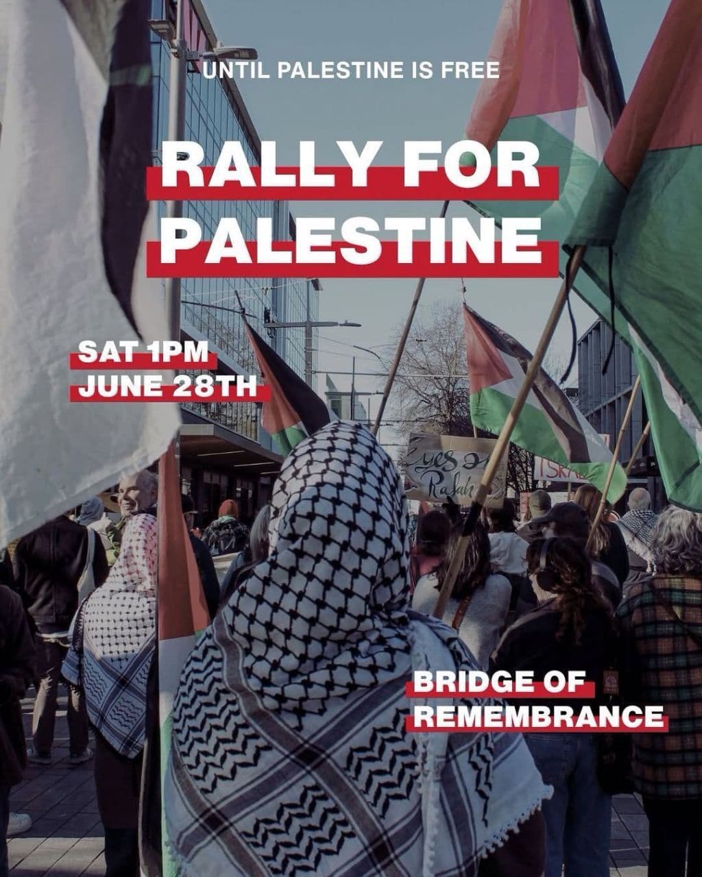 RALLY FOR PALESTINE
