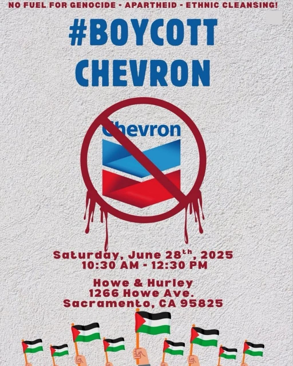 #BOYCOTT CHEVRON