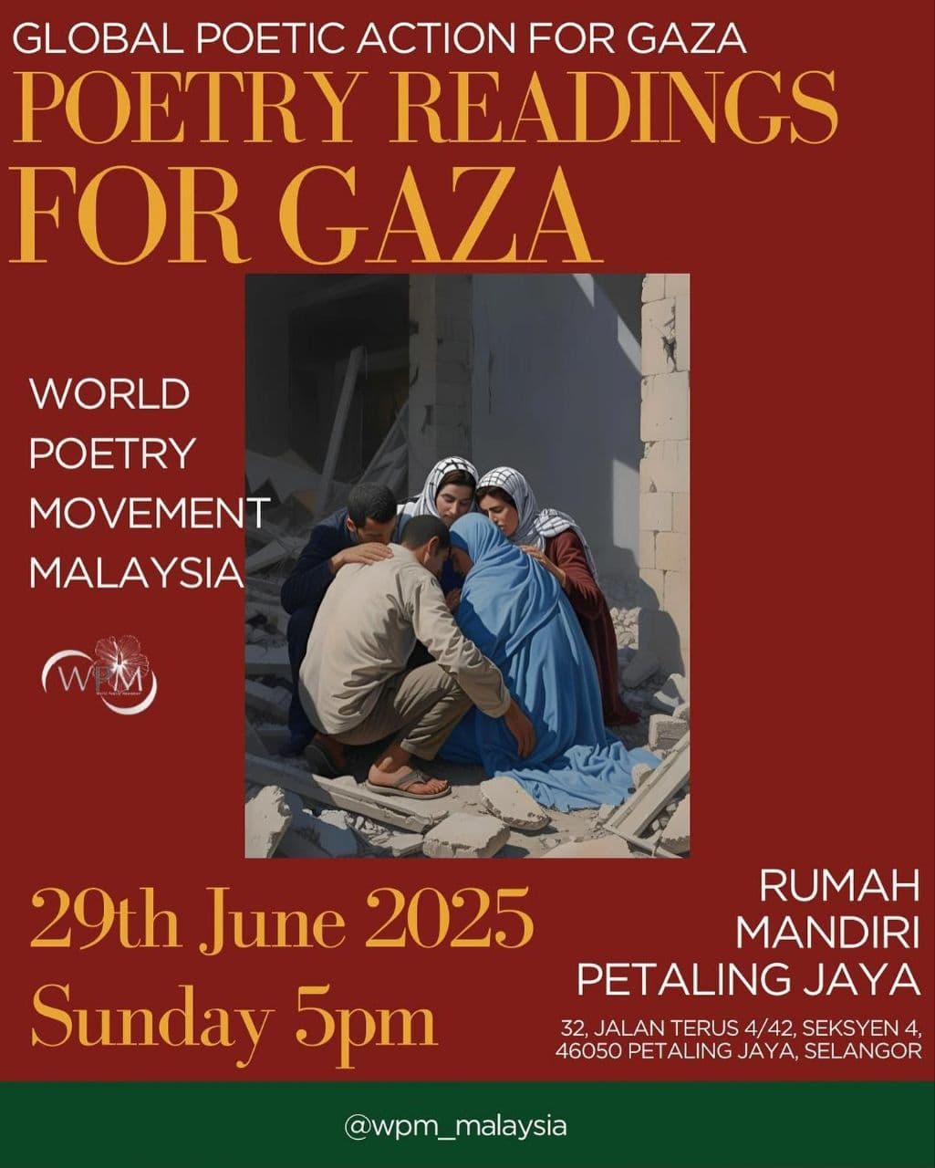 POETRY READINGS FOR GAZA