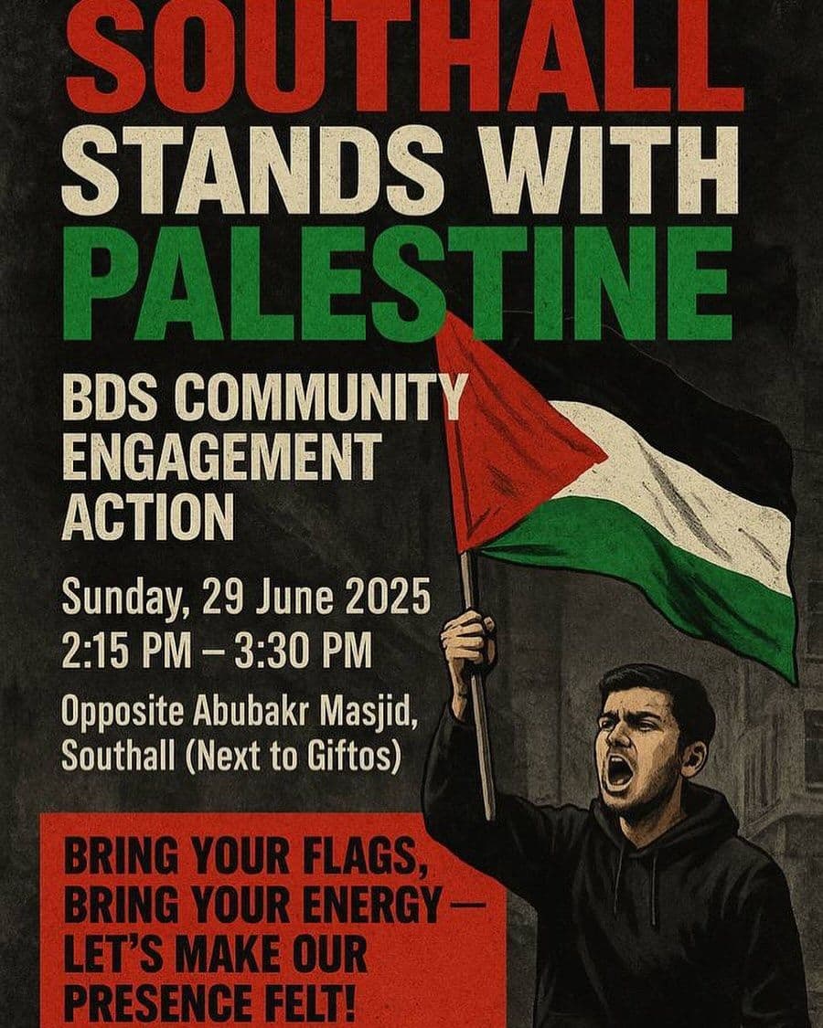 SOUTHALL STANDS WITH PALESTINE