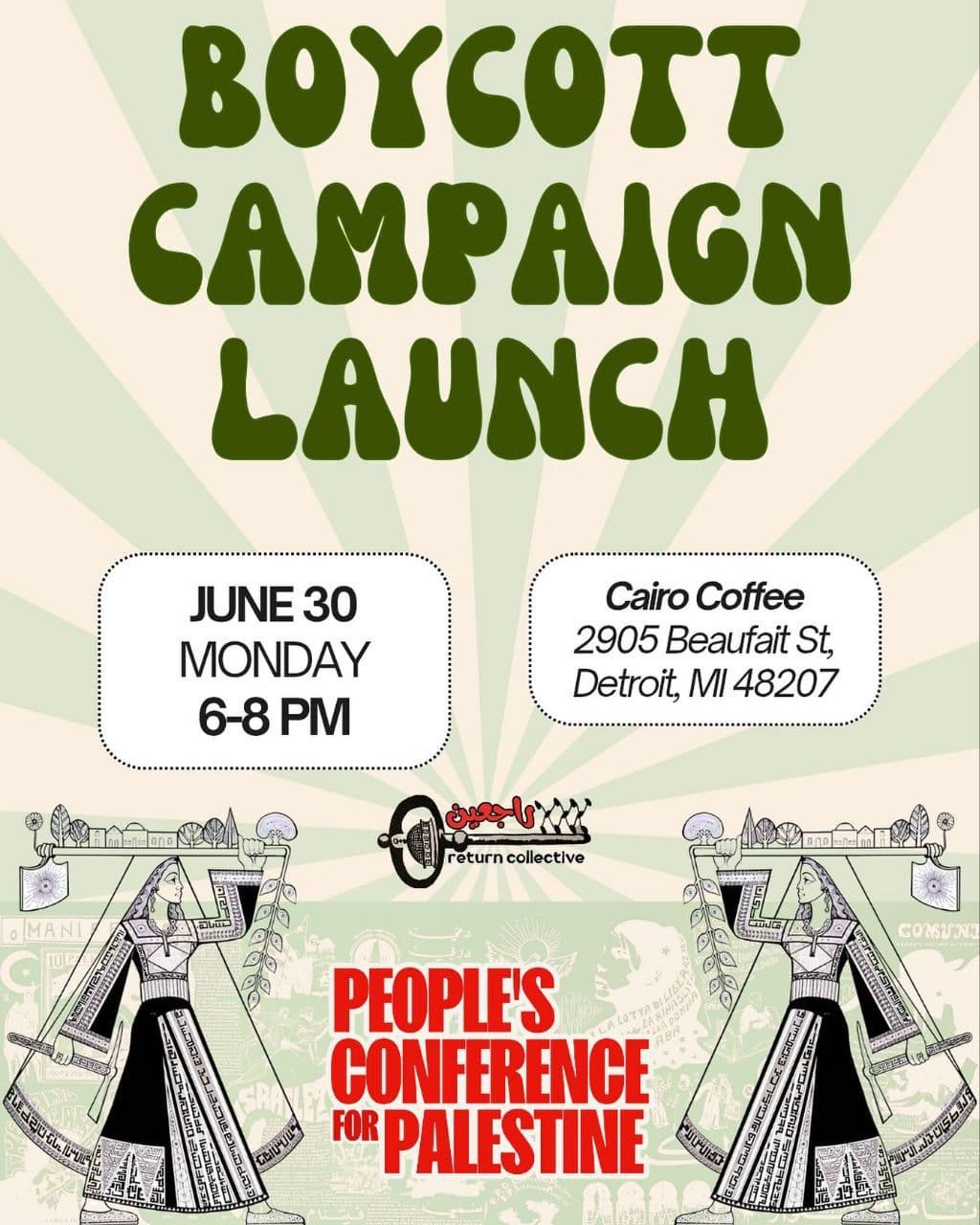 BOYCOTT CAMPAIGN LAUNCH