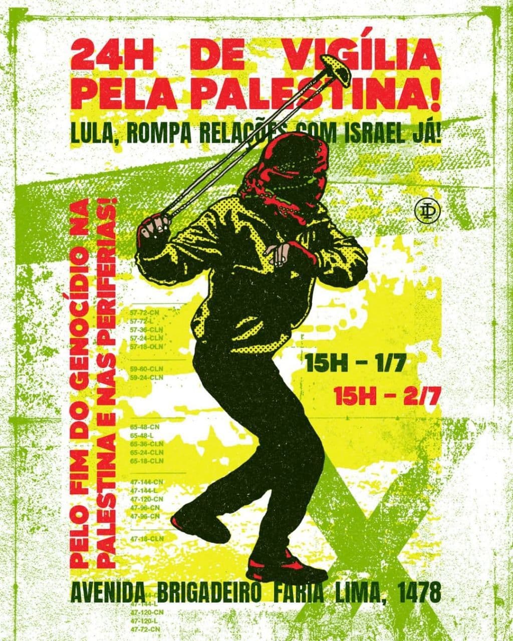 VIGÍLIA PELA PALESTINA  | 24H