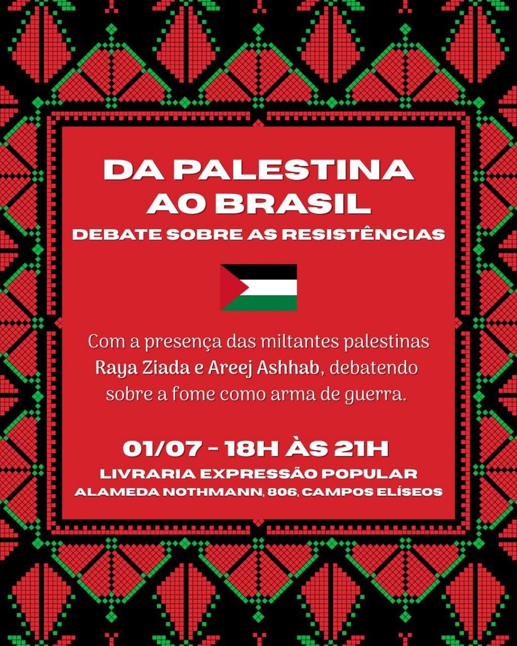 DA PALESTINA AO BRASIL