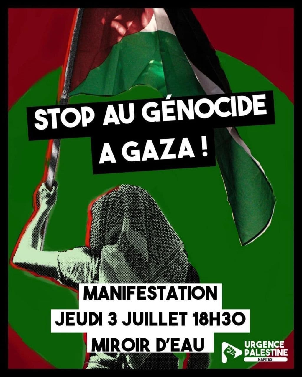 STOP AU GÉNOCIDE A GAZA!