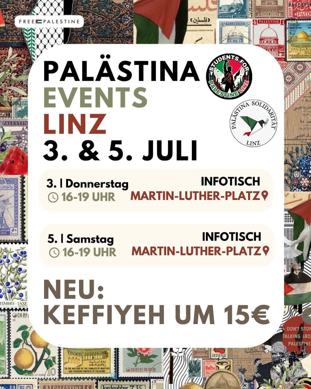 PALÄSTINA S EVENTS LINZ