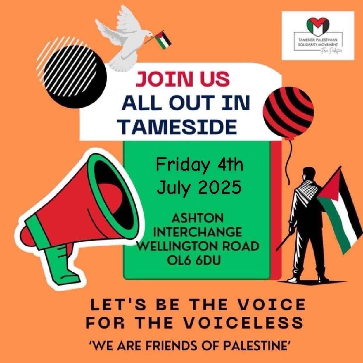 JOIN US ALL OUT IN TAMESIDE