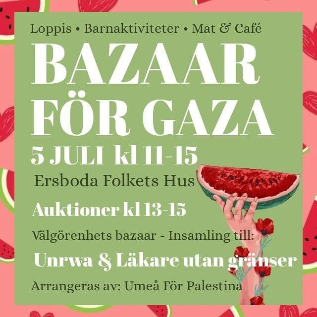 BAZAAR FÖR GAZA
